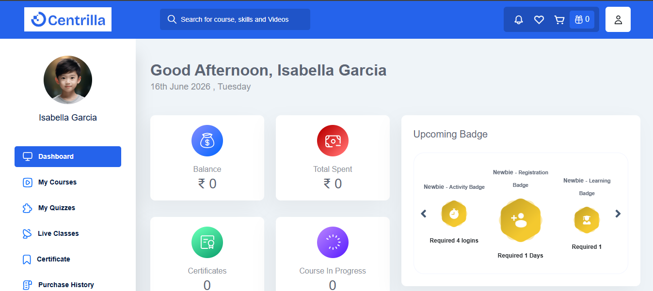 LMS Dashboard